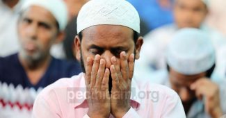 hukum mengusap wajah setelah berdoa