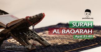 Surah Al Baqarah Ayat 31-40; Tafsir dan Artinya