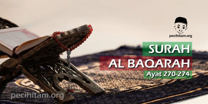 Al Baqarah Ayat 270-274